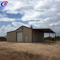 Prefabricated steel structure agricultural storage shed