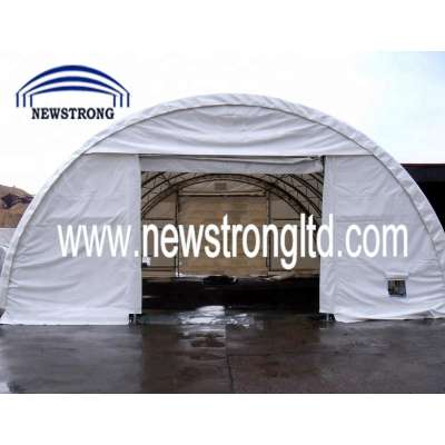 Prefab Trussed frame structure Dome Carport/agricultrual storage warehouse