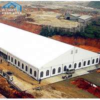 Temporary Storage Warehouse aluminum mainframe structure marquee Roof Top Tents